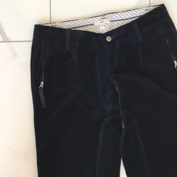 Joie Crop Cut Velvet Feel Capri Pants - Picture 2 of 9